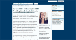 Desktop Screenshot of marasnyderlawoffice.com