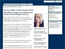 Tablet Screenshot of marasnyderlawoffice.com